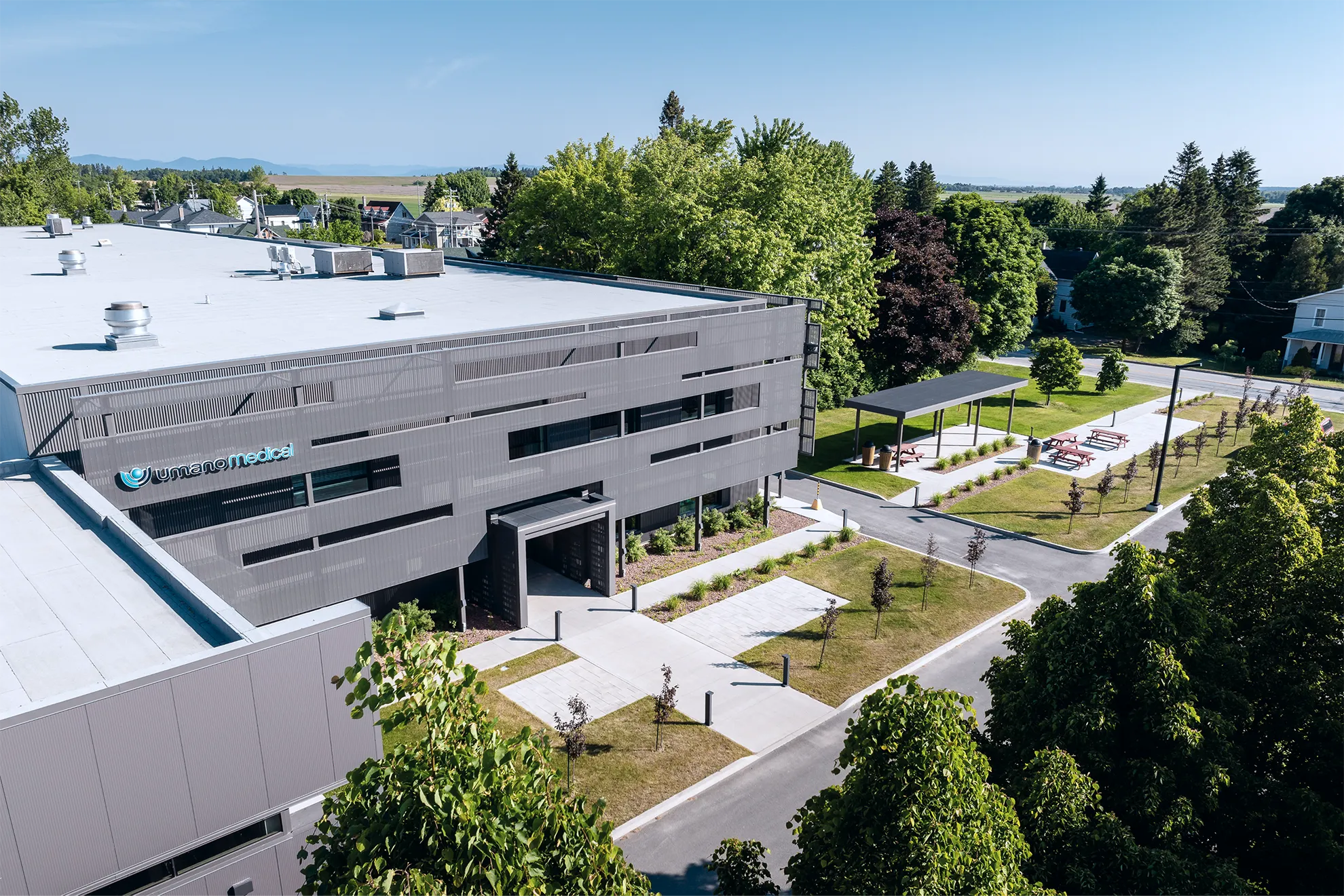 Umano, vue extérieure de l'usine